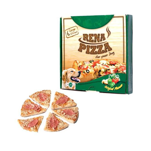 Rena PIZZA นมขัดฟัน 12 ชิ้น ลดกลิ่นปาก ลดคราบหินปูสุนัข