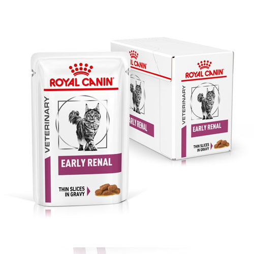 Royal Canin VET Early Renal อาหารเปียกแมวโรคไต (ระยะแรก) ( 85กรัมx12ซอง