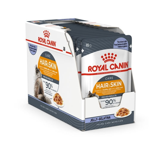 ROYAL CANIN BEAUTY JELLY อาหารเปียก (กล่อง) แมวโตบำรุงขนและผิวหนัง