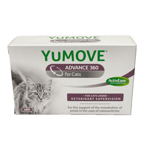 Yu move 360 for cat วิตามินบำรุงข้อสำหรับแมว 60 เม็ด