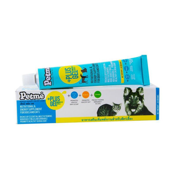 Pet me plus gel 100g เจลเสริมอาหารสำหรับสุนัขและแมว