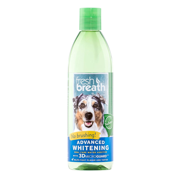 Fresh breath Water additive Advanced Whitening 437 ml ผสมน้ำป้องกันหินปูน