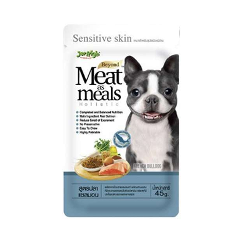 Meat As Meals อาหารเม็ดนุ่มสำหรับสุนัข ขนาด 45 กรัม - รสแซลมอน