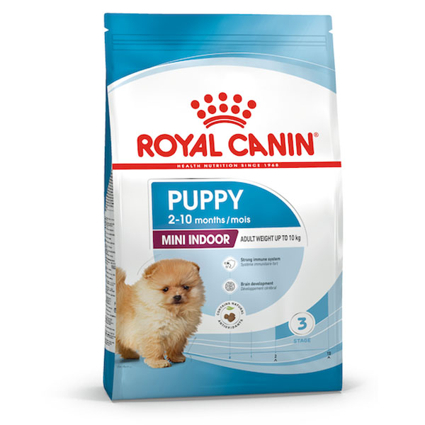 ROYAL CANIN MINI INDOOR PUPPY 3KG ลูกสุนัขพันธุ์เล็กเลี้ยงในบ้าน