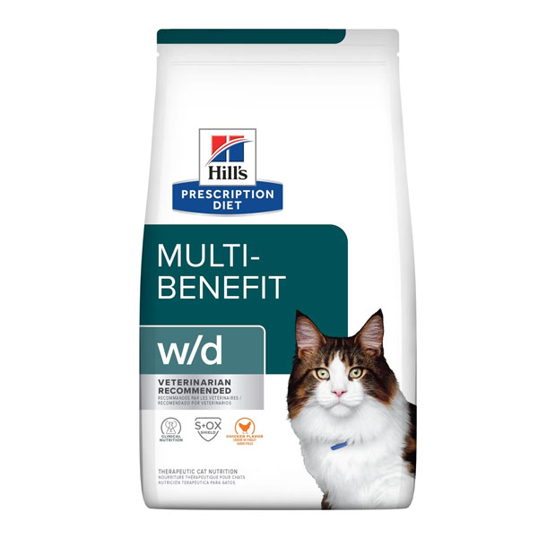 Hill's W/d Multi-Benefit Feline 1.5 kg อาหารแมว