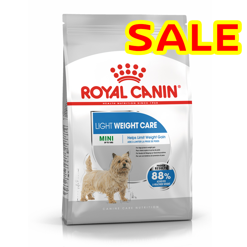 [SALE 4/2/25] Royal canin Mini light 1 กก. อาหารสุนัขพันธุ์เล็ก ลดน้ำหนัก คุมน้ำหนัก