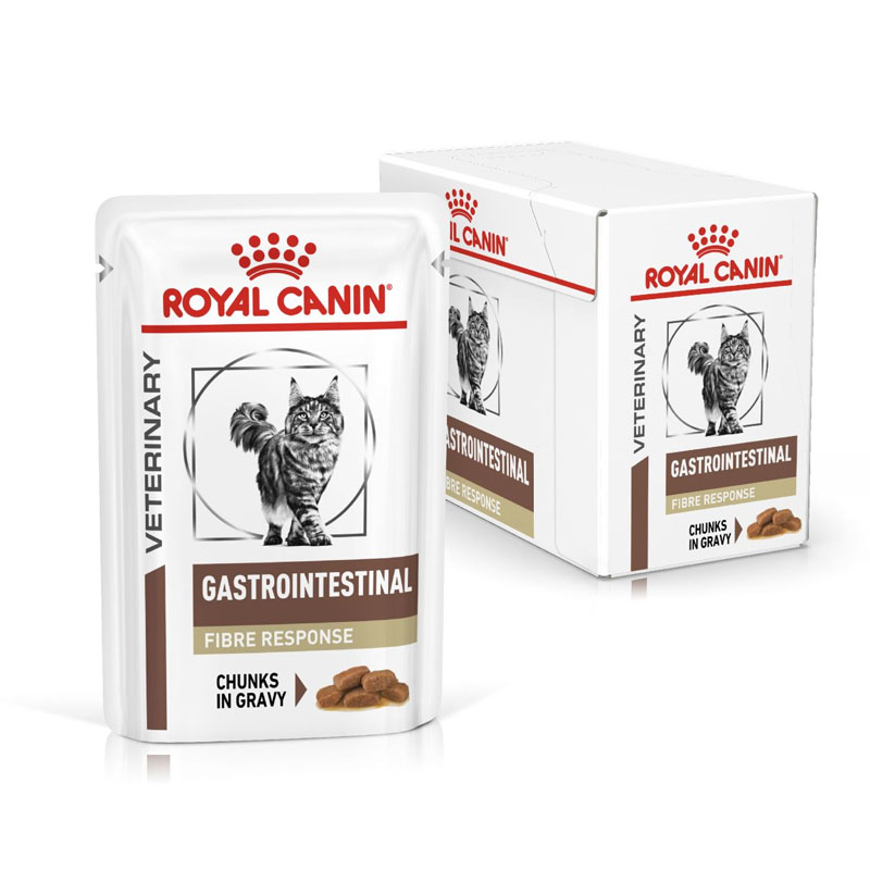 Royal canin Gastro Fibre cat 85gx 12 ซอง อาหารเปียกสำหรับแมวท้องผูก