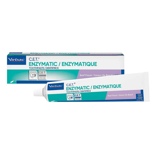 VIRBAC C.e.t Toothpaste 70 g ยาสีฟันรสเนื้อ (เอนไซม์กำจัดหินปูน+20%)