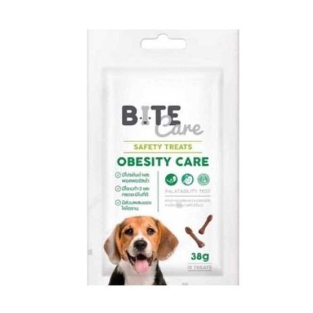 (ขนมเพื่อสุขภาพ) Bite Care 38 กรัม ไบท์แคร์ ขนมสุนัขพลังงานต่ำ