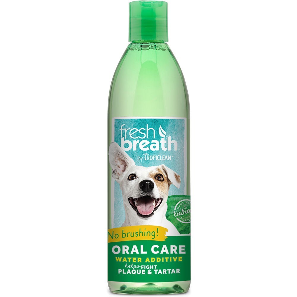 Fresh Breath Water Additive 473 มล. ผลิตภัณฑ์ผสมน้ำลดกลิ่นปาก หินปูน สุนัขและแมว