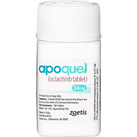 (100เม็ด) Apoquel 3.6 MG