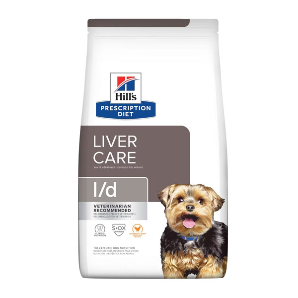 hill's L/d canine 1.5 กก. อาหารสุนัขโรคตับ