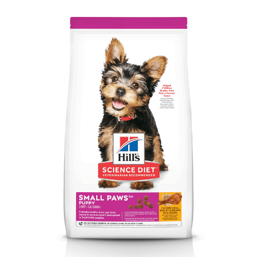 Hill's Science Diet Puppy Small paws 1.5 kg. อาหารสำหรับลูกสุนัขพันธุ์เล็ก ขนาด 1.5 กก.