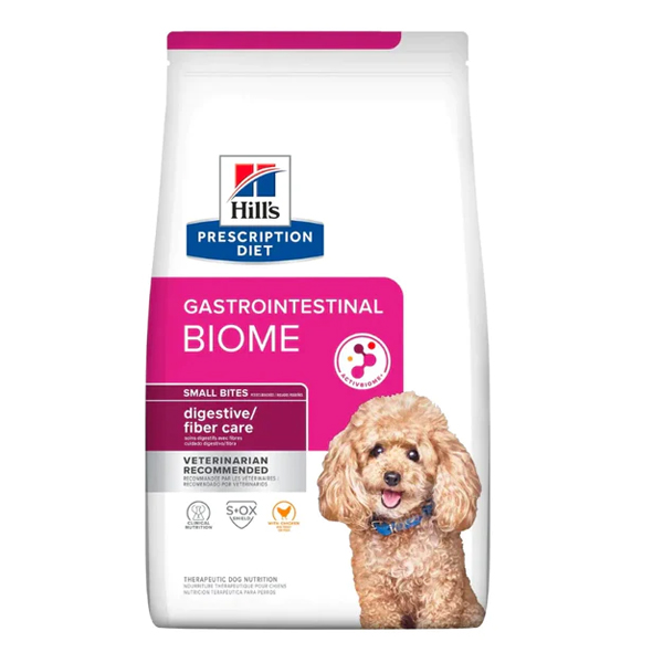 Hill's Gastro intestinal Biome Small Bites 1.5 กก. อาหารดูแลระบบย่อยสำหรับสุนัข (เม็ดเล็ก)