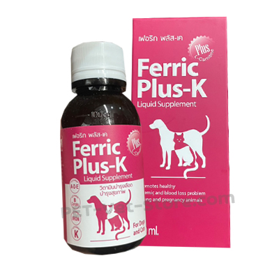 Ferric Plus - K วิตามินบำรุงเลือดแบบน้ำ 100ml.