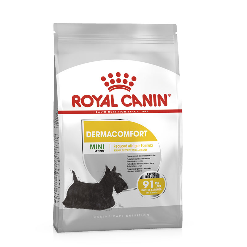 ROYAL CANIN MINI DERMACOMFORT 8KG สุนัขโตพันธุ์เล็กผิวแพ้ง่าย