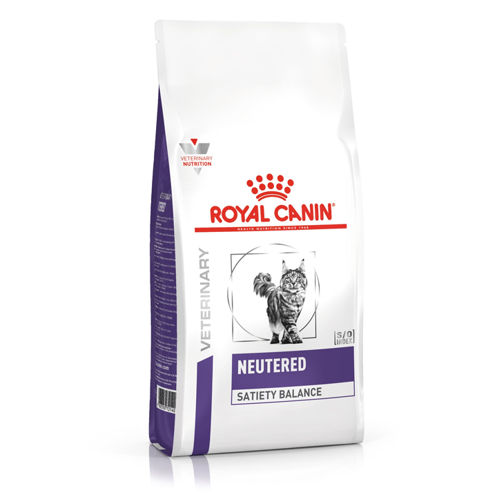 Royal canin  VET Neutered Satiety balance 8 Kg อาหารสำหรับแมวหลังทำหมัน ตัวผู้และตัวเมีย