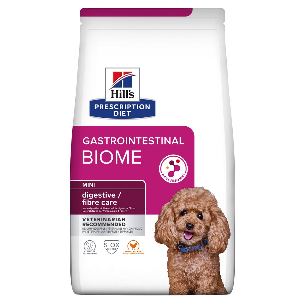 Hills VET Canine Gastro Biome small bite 3.18 กก. อาหารสุนัขดูแลระบบทางเดินอาหาร