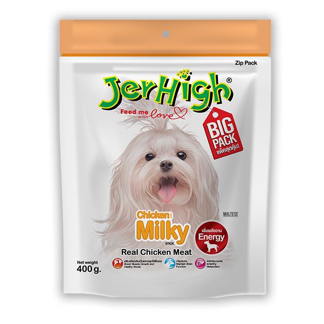 Jerhigh Milky Stick 400g สติ๊กรสนม (ขนม)