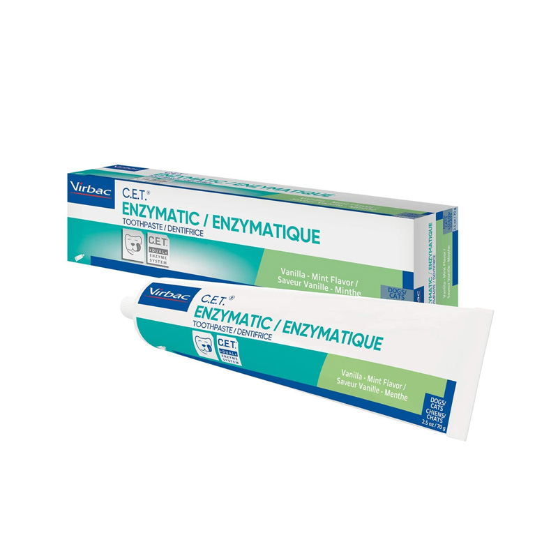 VIRBAC C.e.t Toothpaste 70 g ยาสีฟันวนิลามิ้น Vanilla Mint